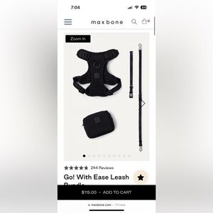 NEW Maxbone leash size S